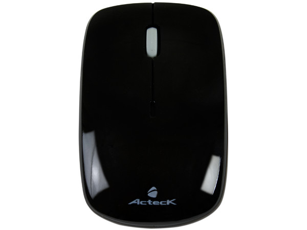 Mouse Acteck Slim traveller AM-420RF Óptico Inalámbrico, USB. Color Negro