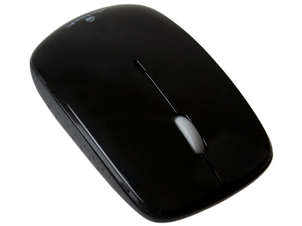 Mouse Acteck Slim traveller AM-420RF Óptico Inalámbrico, USB. Color Negro