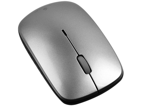 Mouse Acteck Slim traveller AM-420RF Óptico Inalámbrico, USB. Color Plateado