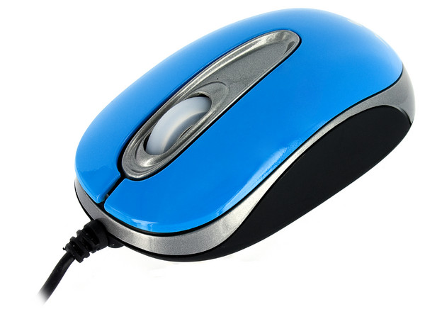 Mini Mouse Acteck AM-220 Óptico, USB. Color azul