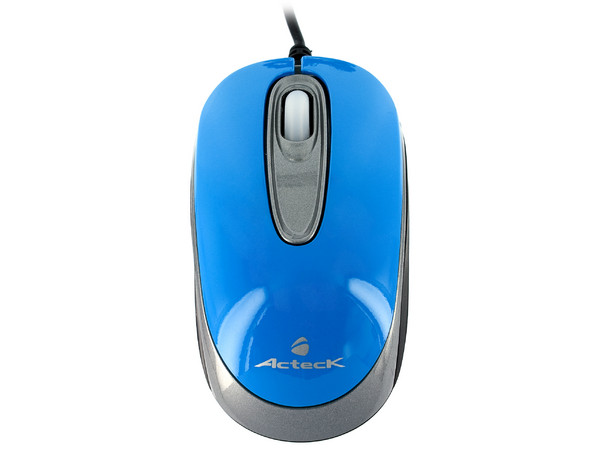 Mini Mouse Acteck AM-220 Óptico, USB. Color azul