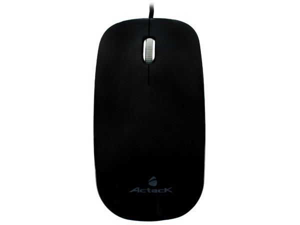 Mouse Acteck Workmate Ultra Slim Óptico, USB. Color Negro