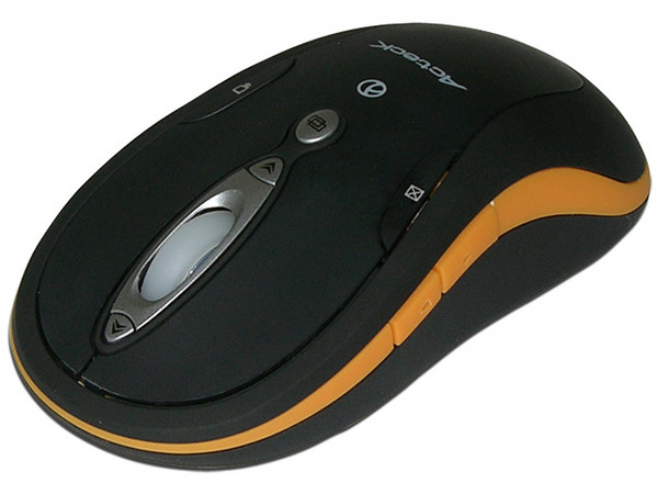 Mouse Acteck AM-1600RF Óptico Inalámbrico, USB con Cargador de Baterías. Color Negro