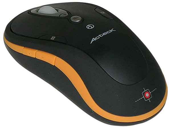 Mouse Acteck AM-1600RF Óptico Inalámbrico, USB con Cargador de Baterías. Color Negro