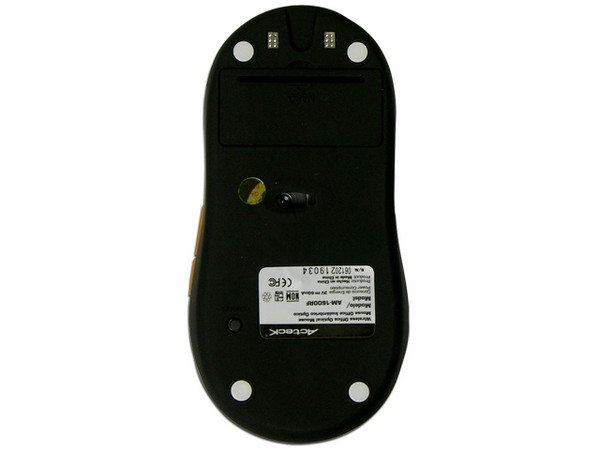Mouse Acteck AM-1600RF Óptico Inalámbrico, USB con Cargador de Baterías. Color Negro