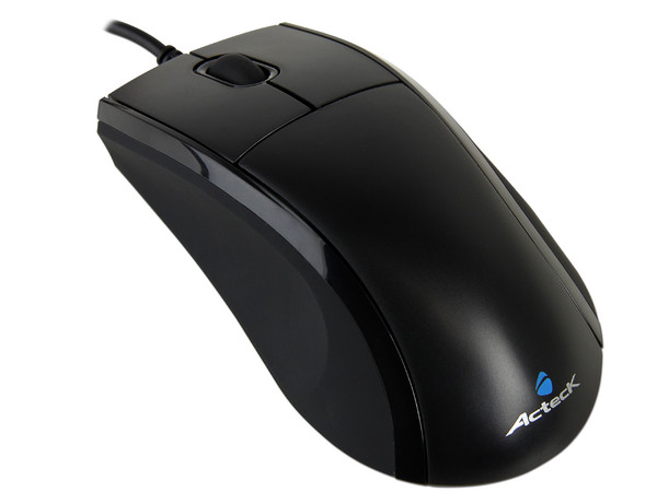 Mouse Acteck AM-6000 Óptico, USB. Color Negro