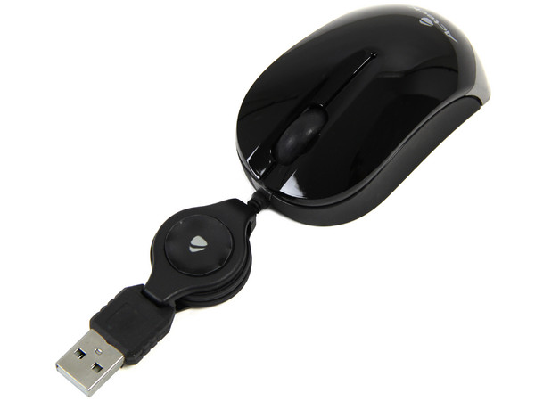 Mini Mouse Óptico Acteck Movimate AM-400, retráctil, USB.