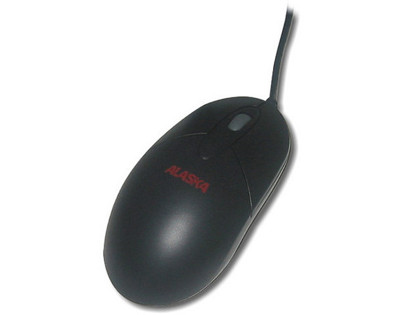 Mouse Alaska LYNX LVIII, Optico, Scroll, PS/2. Color Negro