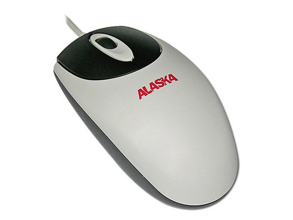 Mouse Óptico Alaska con scroll, PS/2