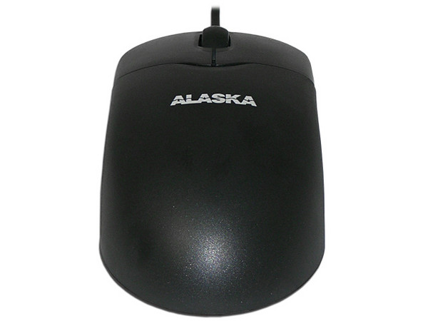 Mouse Óptico Alaska, PS/2. Color Negro