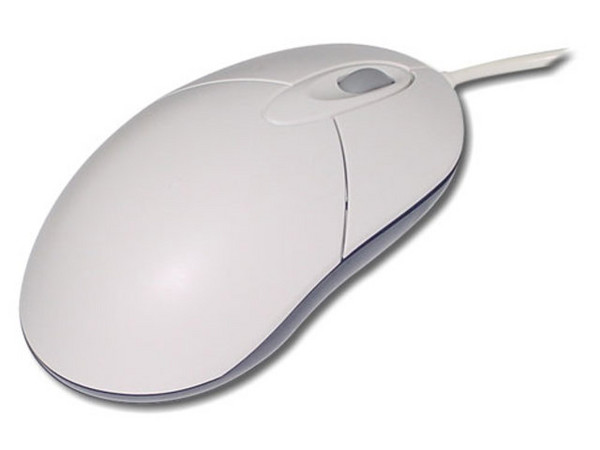 Mouse Optico ALASKA Modelo LYNX LVIII, 3 botones, y scroll, PS/2.