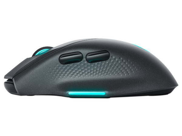 Mouse Gamer Inalámbrico Alienware AW620M, hasta 26,000 dpi, 7 botones, USB. Color Negro.