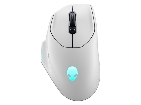 Mouse Gamer Inalámbrico Alienware AW620M, hasta 26,000 dpi, 7 botones, USB. Color Blanco.