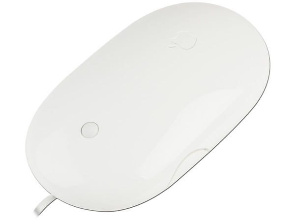 Mouse óptico Apple USB.