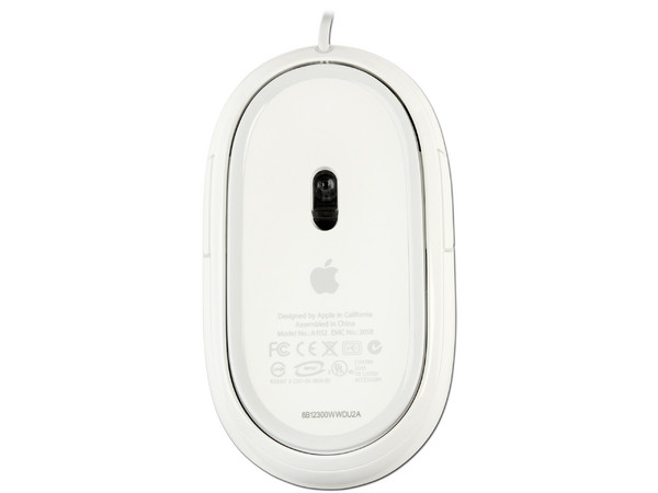 Mouse óptico Apple USB.