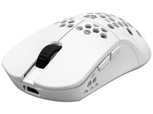 Mouse Gamer Balam Rush Speeder Light MG969, hasta 5000 dpi, 5 Botones, RGB, Bluetooth. Color Blanco.