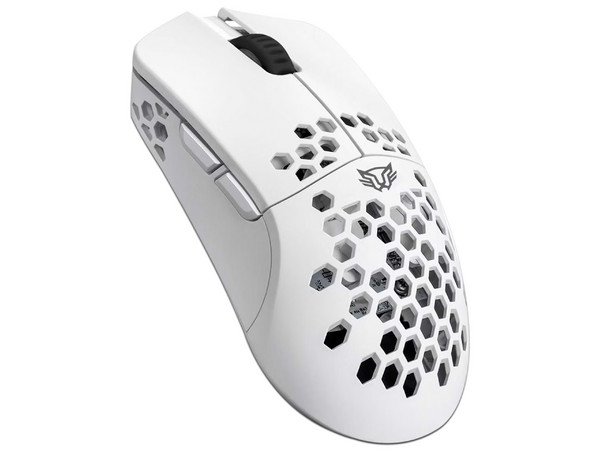 Mouse Gamer Balam Rush Speeder Light MG969, hasta 5000 dpi, 5 Botones, RGB, Bluetooth. Color Blanco.