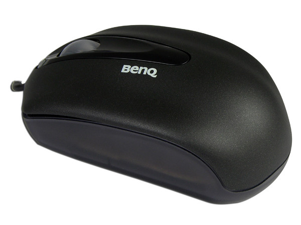 Mini Mouse BenQ N300, Óptico color Negro, USB y PS/2