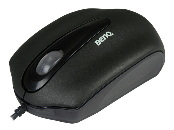 Mini Mouse BenQ N300, Óptico color Negro, USB y PS/2