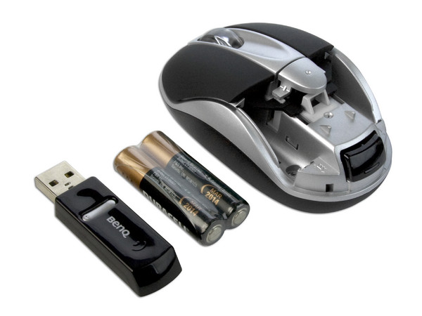 Mouse Benq P600 Óptico Inalámbrico para Laptop, USB. Color Negro 
