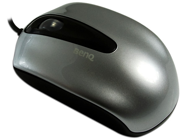 Mini Mouse BenQ N300, Óptico color Plata, USB