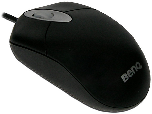 Mouse BenQ Modelo M108, Óptico, Color Negro/Plata, USB
