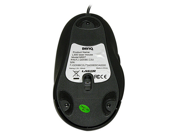 Mouse Benq L300 Láser, USB y PS/2