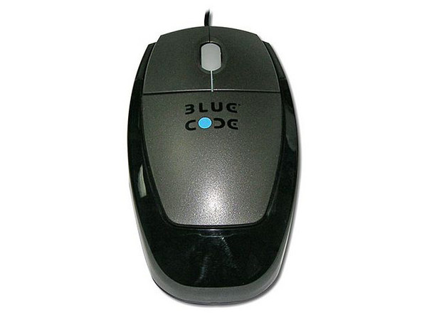 Mouse BlueCode Óptico, Color Negro, PS/2