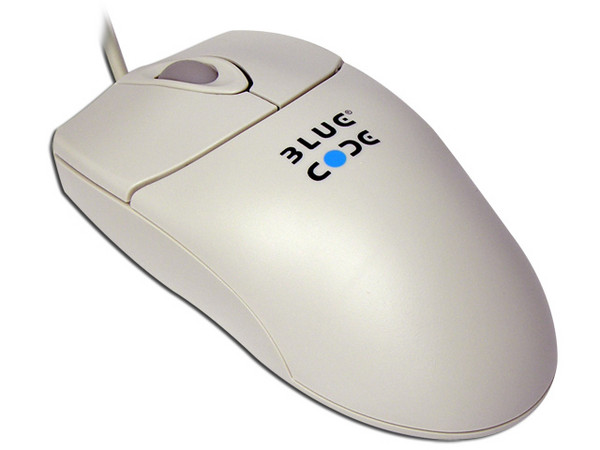 Mouse BlueCode con 2 botones y scroll, PS/2