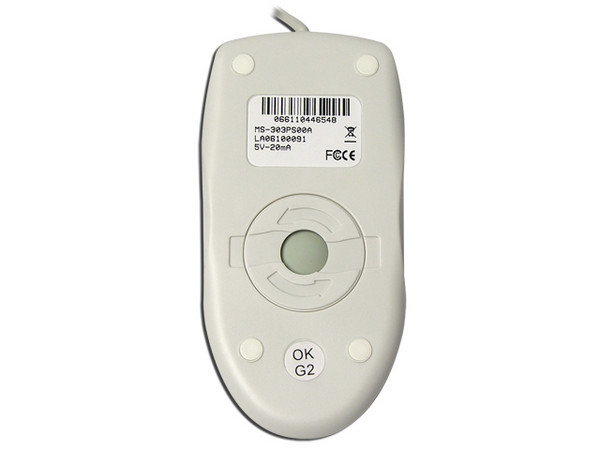 Mouse BlueCode con 2 botones y scroll, PS/2
