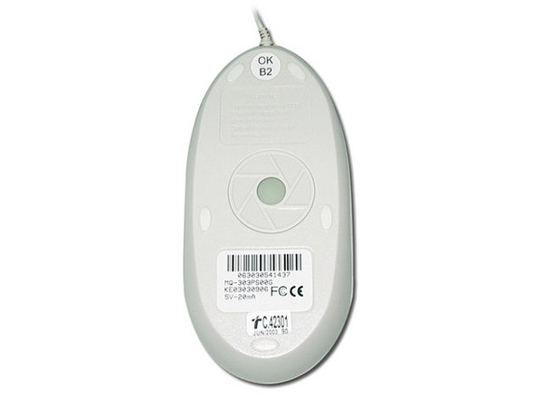 Mouse BlueCode con 2 botones y scroll, PS/2