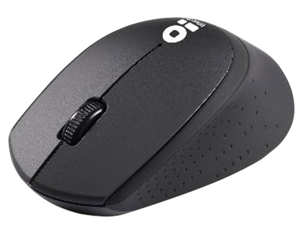 Mouse Óptico Inalámbrico BRobotix, hasta 1000 dpi, Receptor USB. Color Negro.