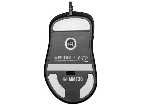 Mouse Gamer CoolerMaster MM730, RGB, hasta 16,000 Dpi, Alámbrico, Peso 48g. Color Negro