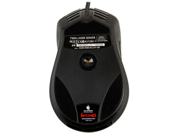 Gaming Mouse Láser CM Storm Inferno, 4000dpi, 11 Botones, USB.