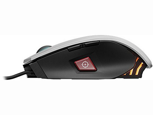 Mouse Corsair Gaming M65 RGB, sensor Láser de hasta 8200dpi, 8 botones, armazón de aluminio, sistema de peso ajustable, USB.