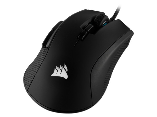 Mouse Gamer Corsair IRONCLAW RGB, 18,000 dpi, 7 botones e iluminación RGB programables, USB.