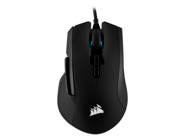 Mouse Gamer Corsair IRONCLAW RGB, 18,000 dpi, 7 botones e iluminación RGB programables, USB.