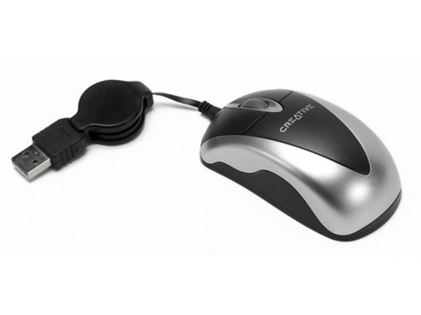 Mouse Creative Notebook Óptico 3500, PS/2 y USB.