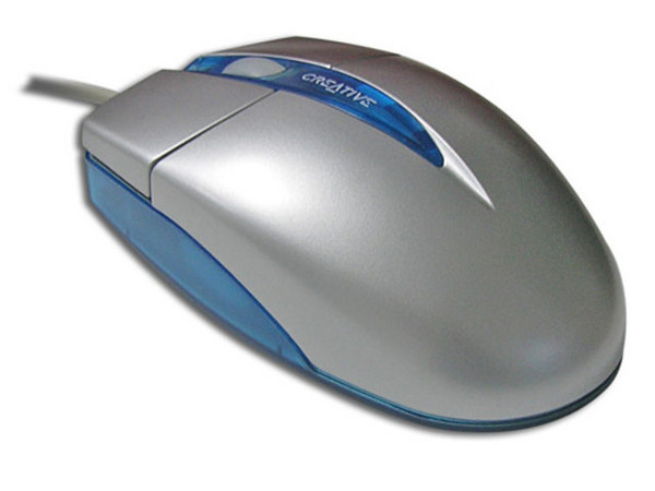 Mouse Óptico Creative Luz Azul, USB.