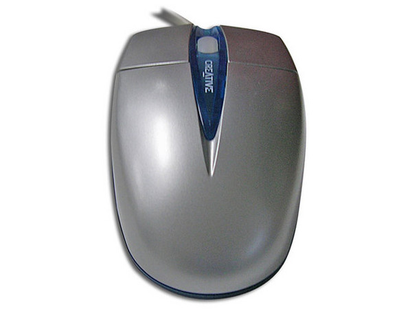 Mouse Óptico Creative Luz Azul, USB.