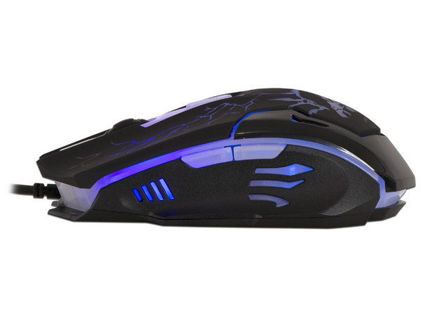 Mouse Gamer Eagle Warrior G16 hasta 2400 dpi, USB.