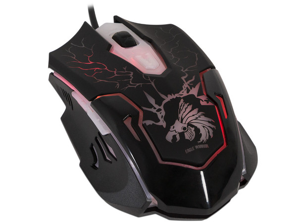 Mouse Gamer Eagle Warrior G16 hasta 2400 dpi, USB.