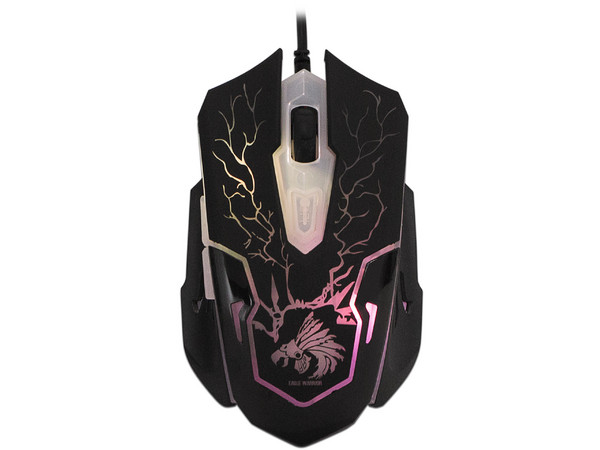 Mouse Gamer Eagle Warrior G16 hasta 2400 dpi, USB.