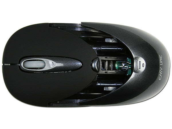 Mini Mouse Easy Line Óptico Inalámbrico, USB. Color Negro