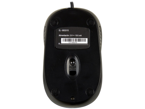 Mouse Easy Line Óptico, USB, Color Rojo.
