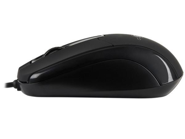 Mouse Óptico Easy Line, hasta 1000 dpi, USB. Color Negro.