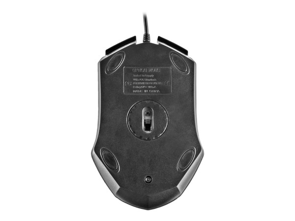 Mouse Óptico Easy Line, 1000 dpi, USB. Color Negro.