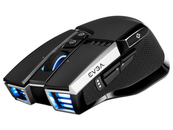 Mouse Gamer Inalámbrico EVGA X20 903-T1-20BK-K3, hasta 16000 dpi, 10 botones, RGB de 3 zonas, Color Negro.