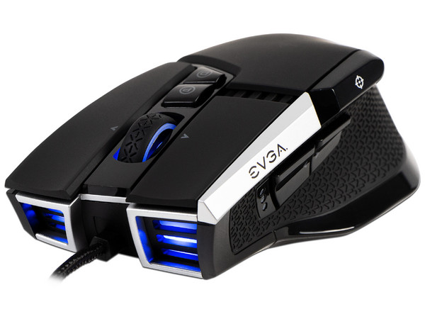 Mouse Gamer EVGA X17, 16,000 dpi, 10 Botones, 5 Perfiles RGB, USB. Color Negro.