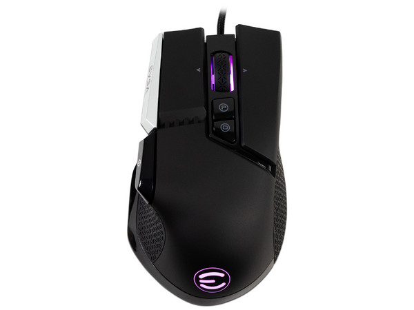 Mouse Gamer EVGA X17, 16,000 dpi, 10 Botones, 5 Perfiles RGB, USB. Color Negro.